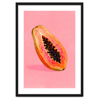 Papaya fruit illustration