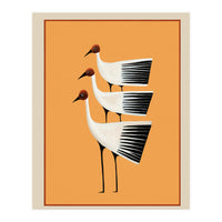 Striped Bird Trio II (Print Only)