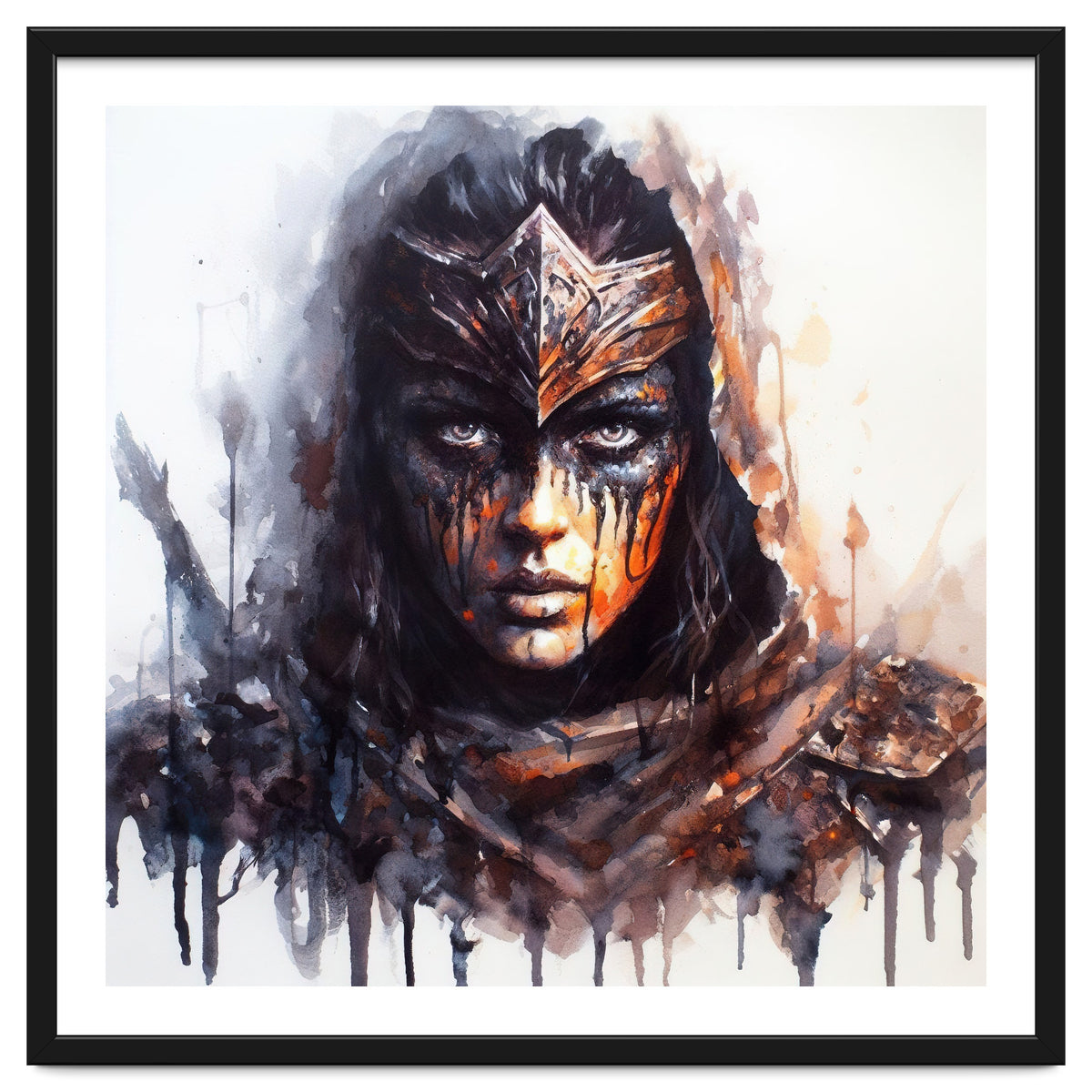 Armored Medieval Warrior Woman