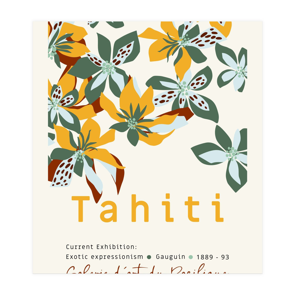 Exotic expressionism Gauguin Tahiti (Print Only)