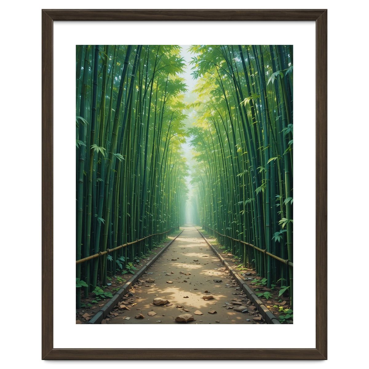The Emerald Path: A Sun-Drenched Journey