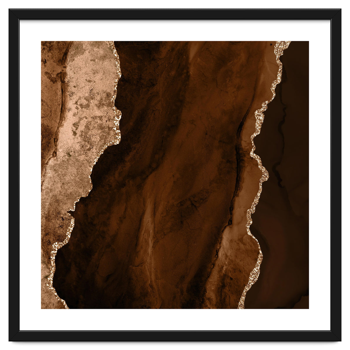Brown & Gold Agate Texture 01