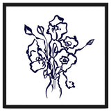 flowers line art thumbnail