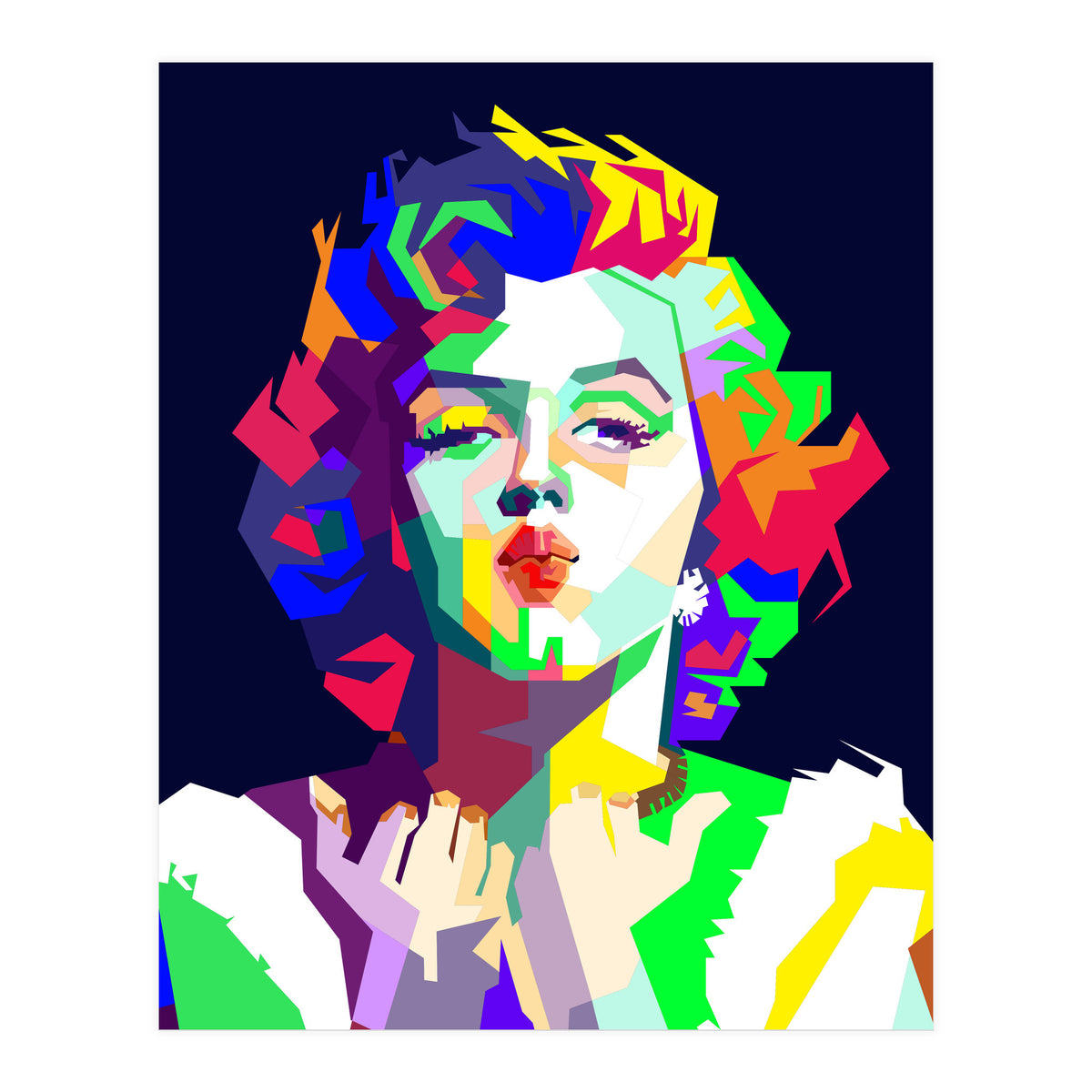 Marilyn Monroe Famous Actress Pop Art  (Print Only)