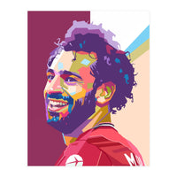 Mohamed Salah pop art portrait (Print Only)