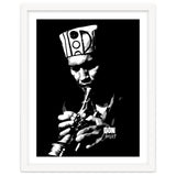 Don Cherry Trumpeter Jazz Music Legend in Grayscale thumbnail
