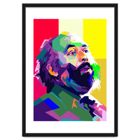 Luciano Pavarotti Opera Musical Pop Art WPAP