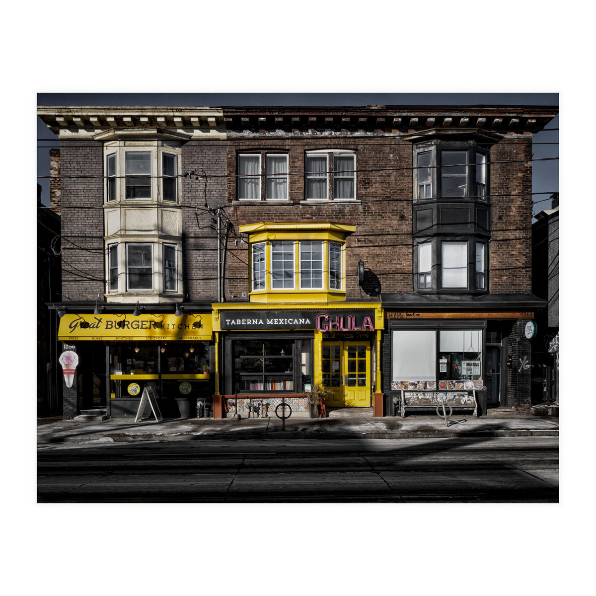 Nos 1056 - 1060 Gerrard St E 1 Color Version (Print Only)