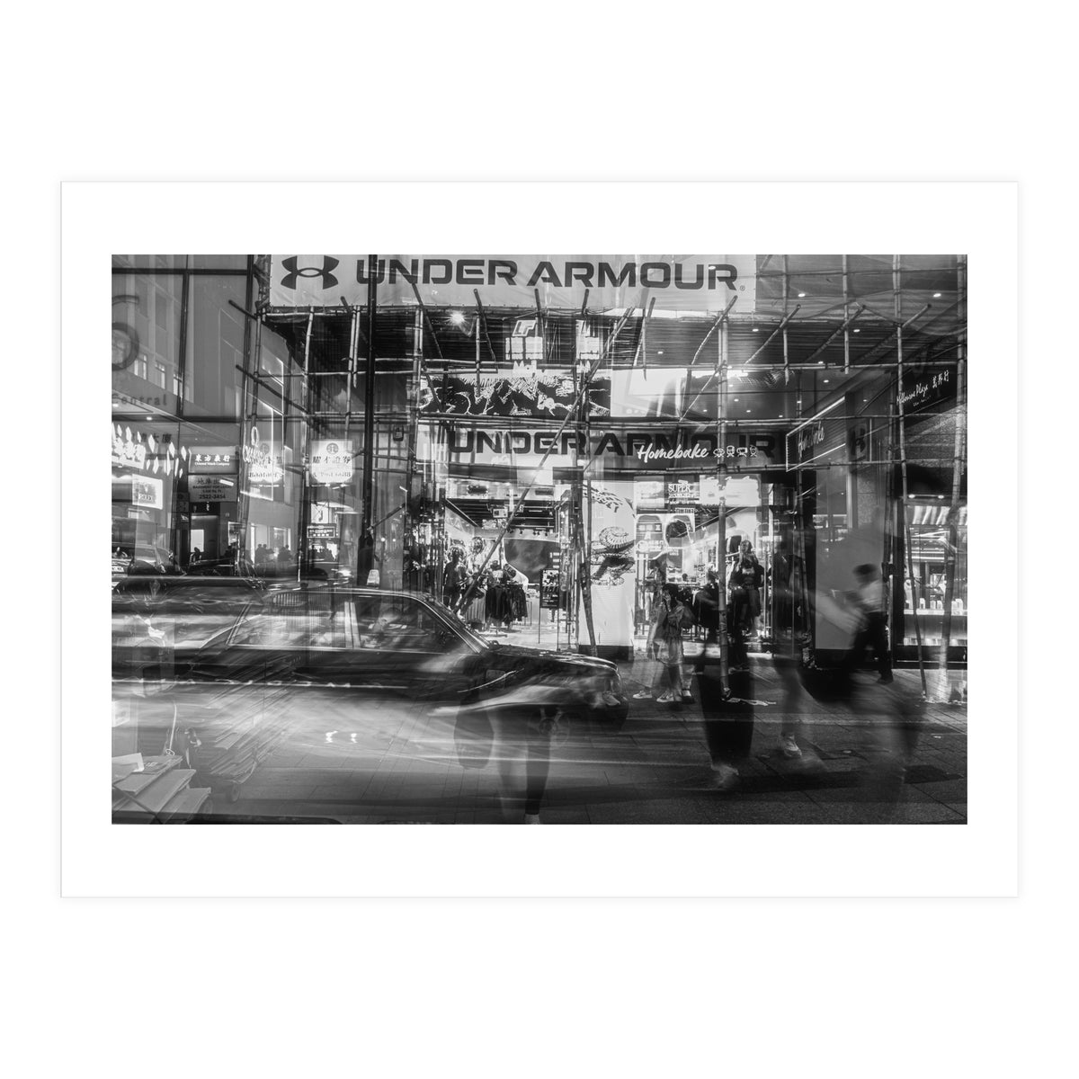 Street Photography - Night in Hong Kong Causeway Bay (Print Only)