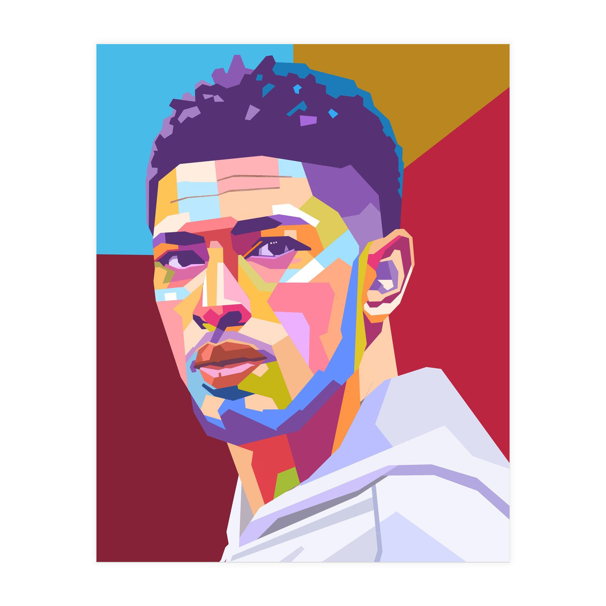 Jude Bellingham pop art portrait (Print Only)