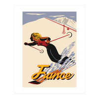 Ski In France (Print Only)