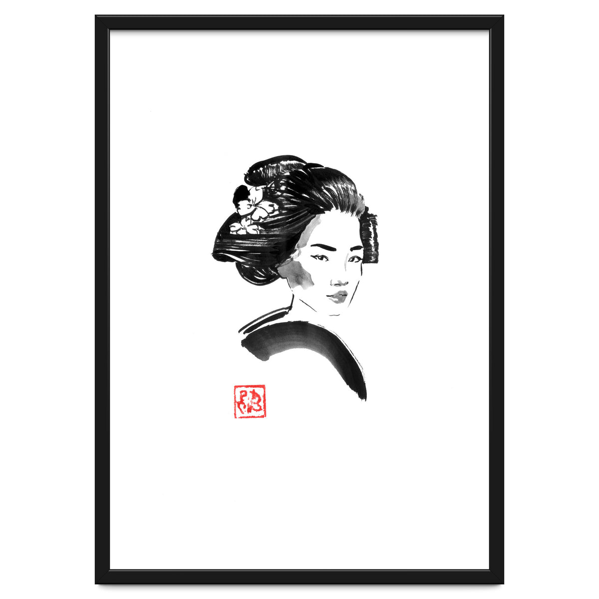 Geisha Hair Style