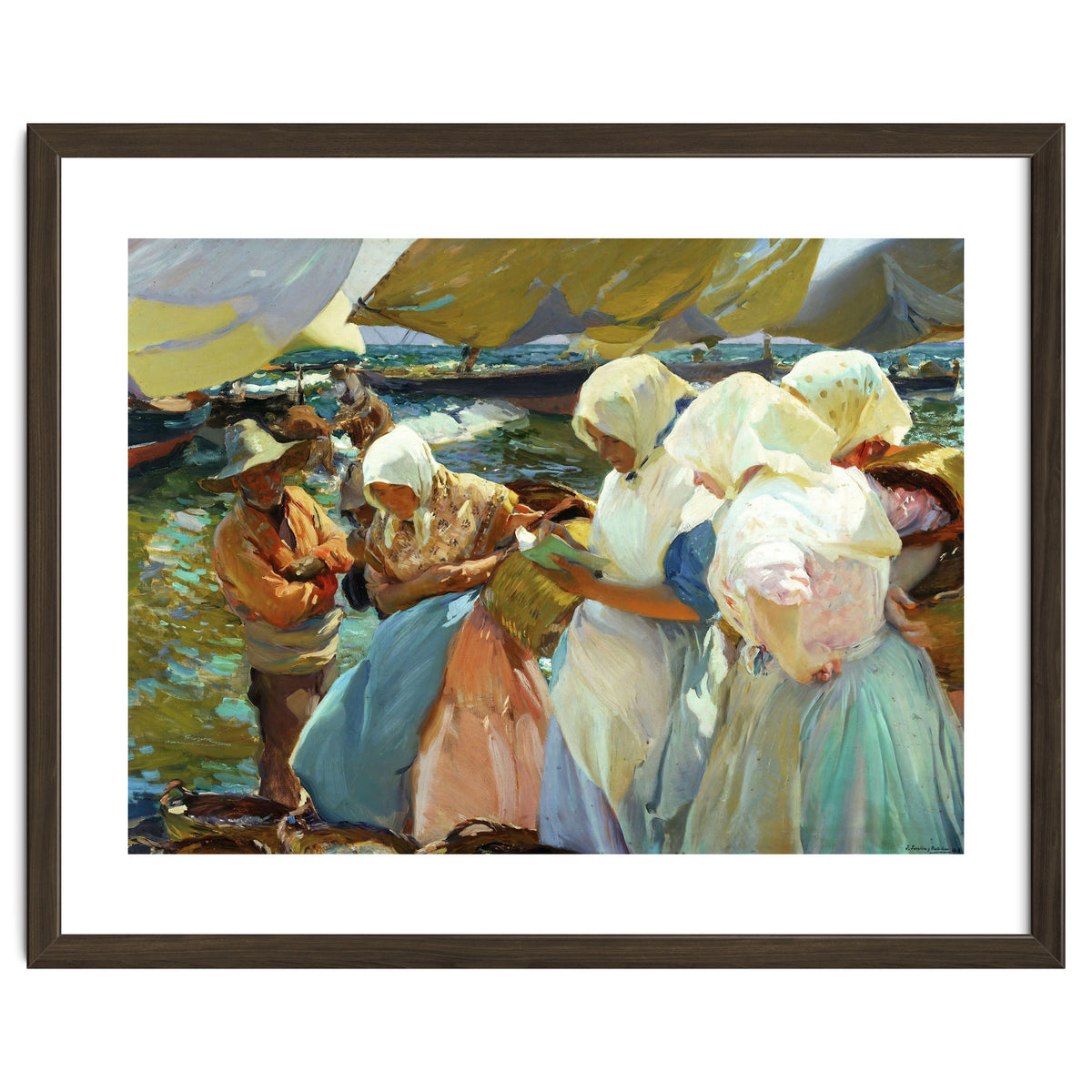 Joaquín Sorolla / 'Women of Valencia at the Beach', 1915, Oil on canvas, 93 x 126 cm.