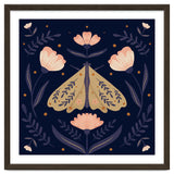 Moth And Flowers thumbnail