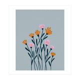 Orange and Pink Flowers (Print Only) thumbnail