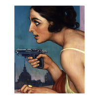 THE WOMAN OF THE GUN 1925-POSTER FOR THE SPANISH UNION OF EXPLOSIVES. (Print Only)