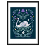 Swan Purple And Teal thumbnail
