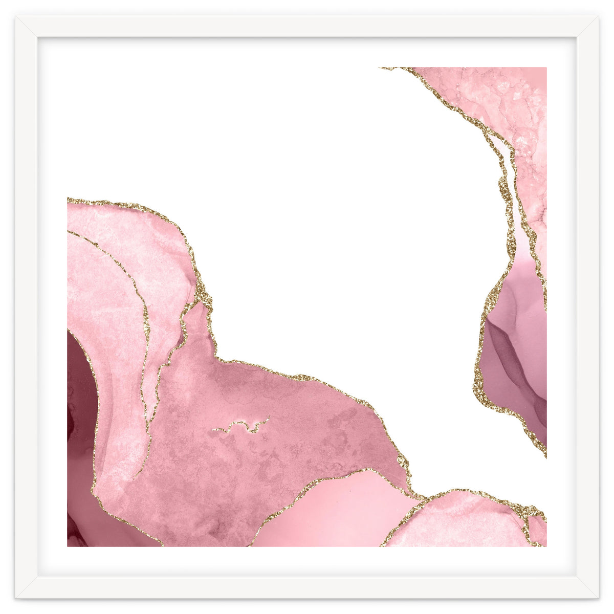 Blush & Gold Agate Texture 07