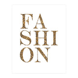 Fashion, Leopard Print Letters, Modern Chic decor (Print Only) thumbnail