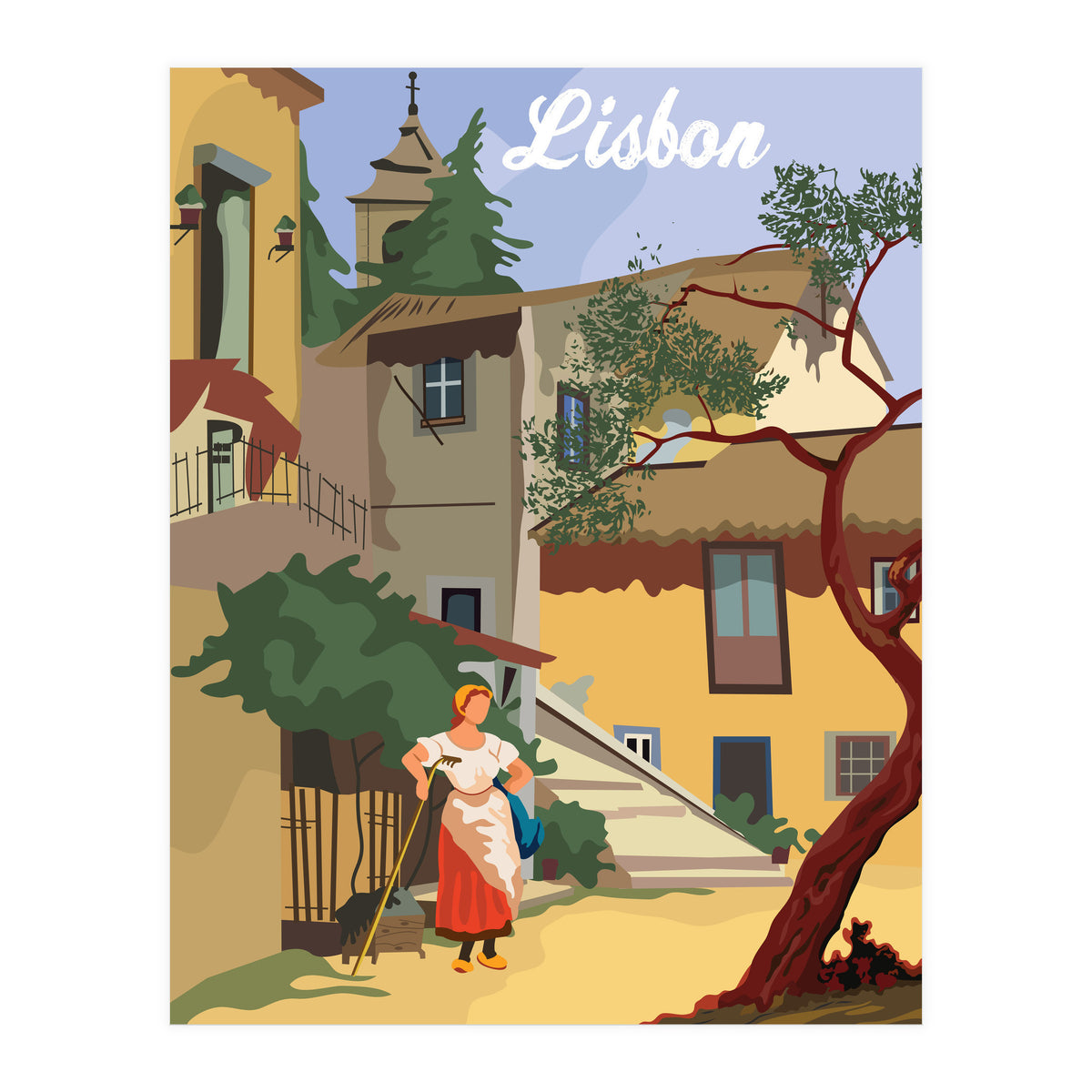Lisbon, Neighborhood (Print Only)