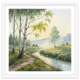 Birch Grove Serenity: A Meadow Wildflower Path thumbnail