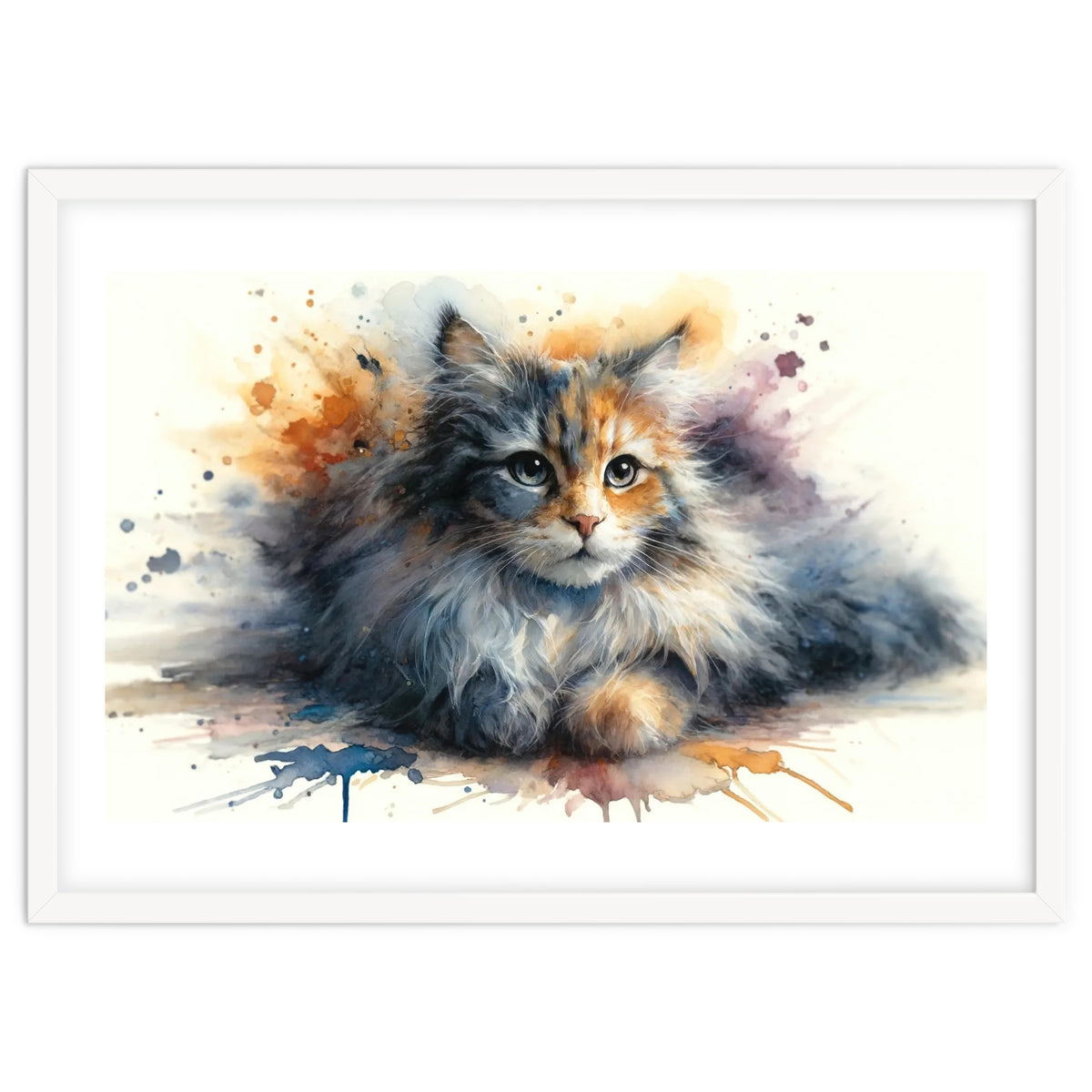 Whimsical Kitten Splash