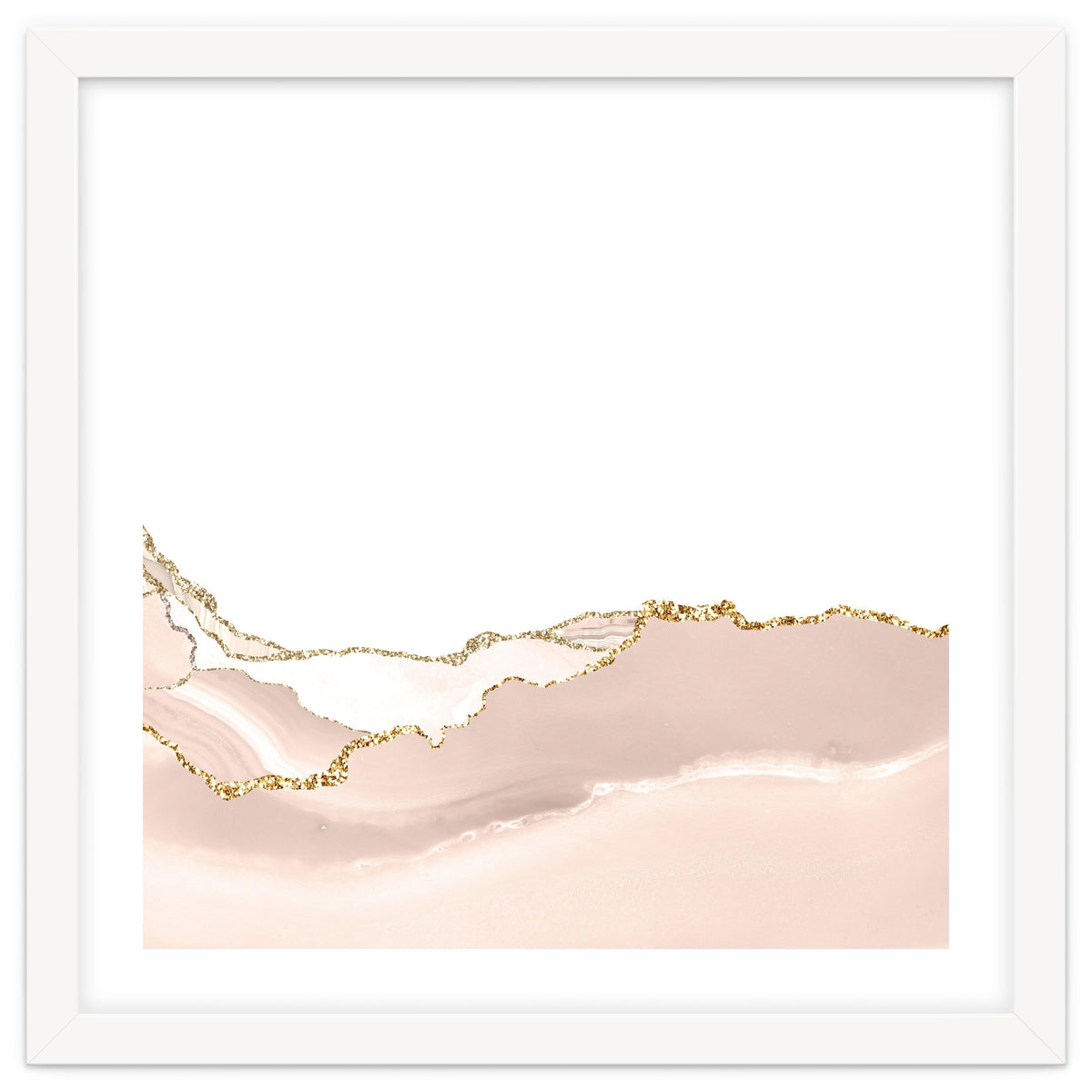 Ivory & Gold Agate Texture 07