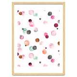 Polka Dots Watercolor Minimal Pink thumbnail