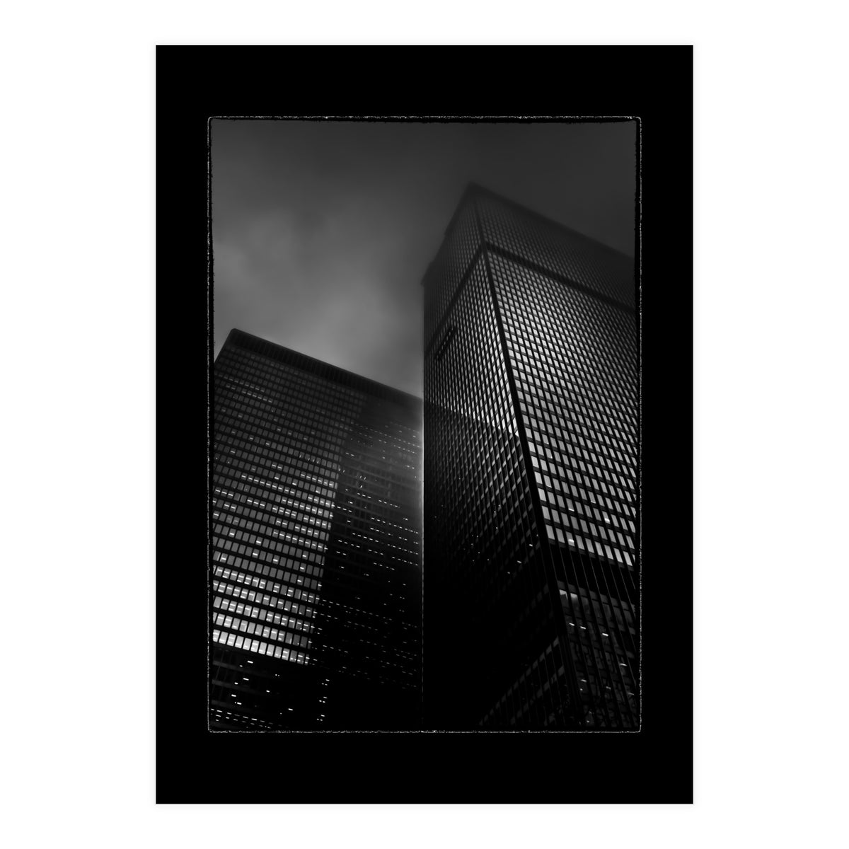 Downtown Fogfest No 17 with Border (Print Only)