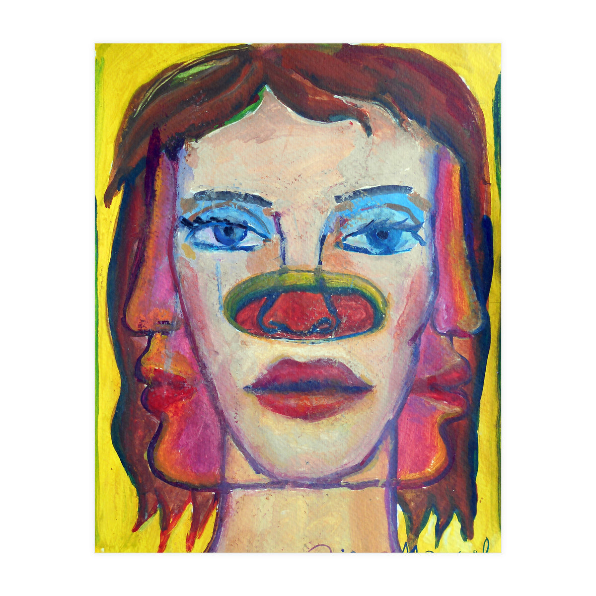 Cabeza De Mujer 16 (Print Only)