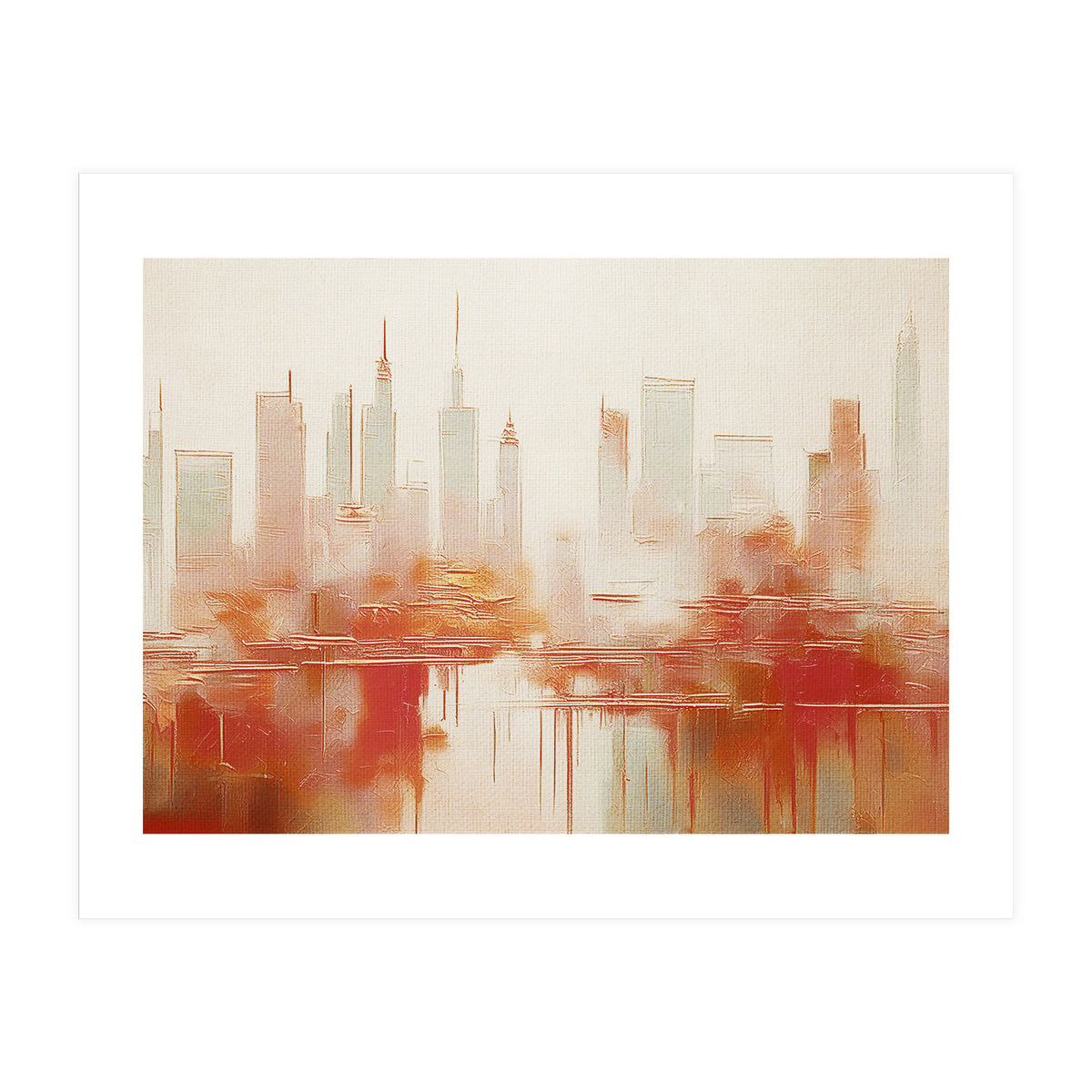 Buildings At Dusk 04 (Print Only)