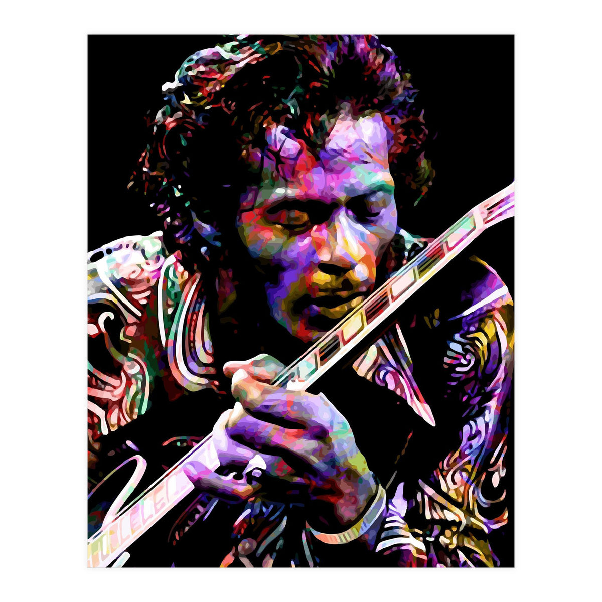 Chuck Berry Rock Guitarist Legend (Print Only)