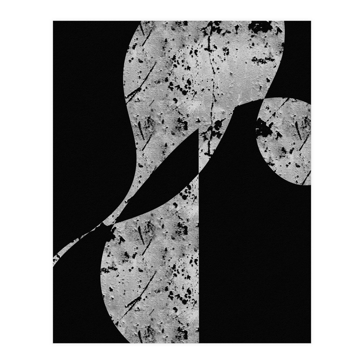 Black and White Abstract (Print Only)