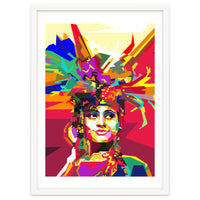 Beauty Traditional Ethnic Woman Pop Art