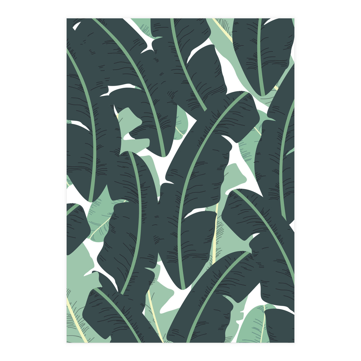 Banana Leaf Pattern (Print Only)