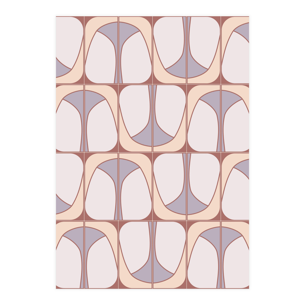 Romantic Deco Mixed Tiles (Print Only)