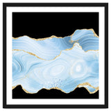 Blue & Gold Glitter Agate Texture 04 thumbnail