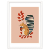 Squirrel In A Pink Autumn thumbnail