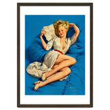 Pinup Sexy Girl Reading A Love Letter thumbnail