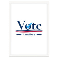 vote it matters - For elections