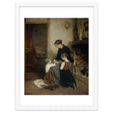 The Evening Prayer. Dating: 1857. Measurements: h 46.5 cm × w 38.5 cm; d 6.4 cm. thumbnail