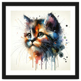 Colorful Kitten Portrait thumbnail