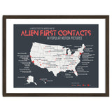 USA Map of Alien First Contacts in Movies thumbnail