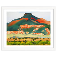 Georgia O’Keeffe – My Front Yard, Summer (1941) | Vibrant Southwestern Landscape in Modernist Style