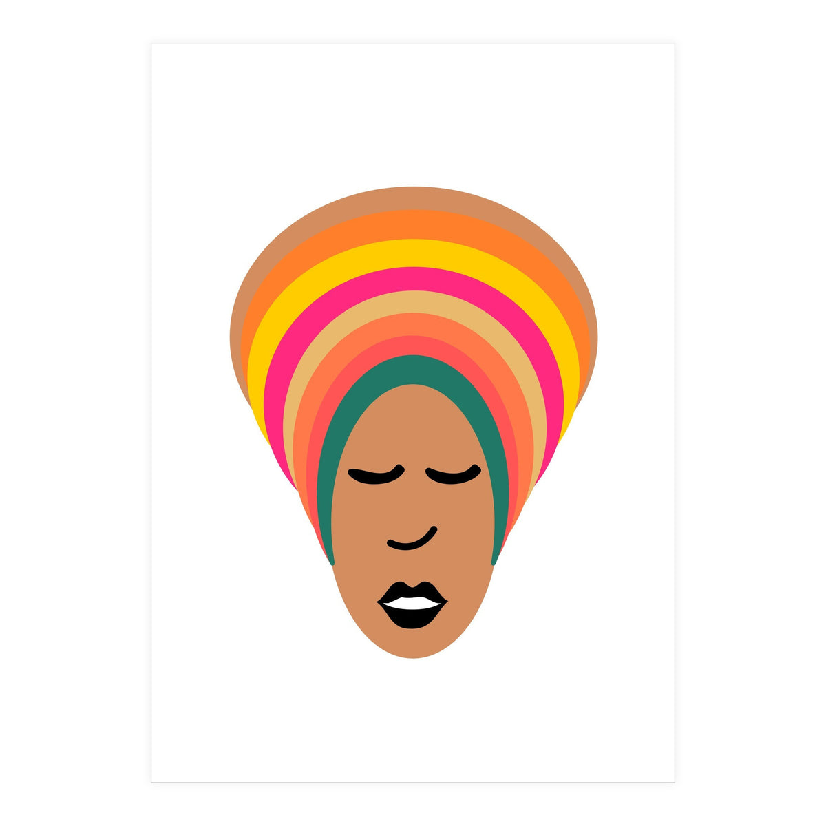 Beutiful Black African Woman (Print Only)