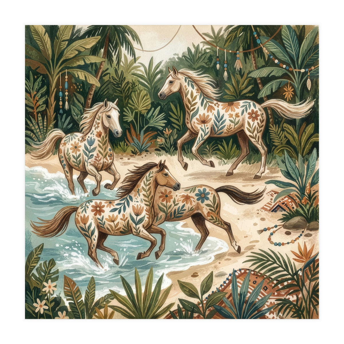 Tropical Equine Adventure (Print Only)
