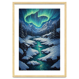 Ethereal Northern Lights: Arctic Winter Valley thumbnail