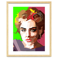 Sharon Stone Actress Movie Retro Illustration