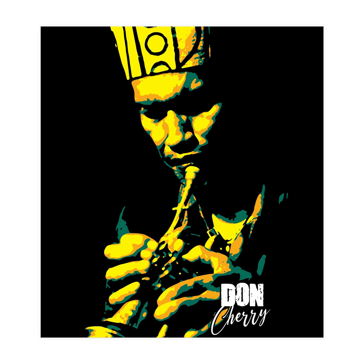 Don Cherry American Jazz Trumpeter v2 (Print Only)