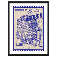 Audrey Hepburn Stamps Art